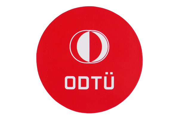ODTÜ Logolu Sticker (Kırmızı)