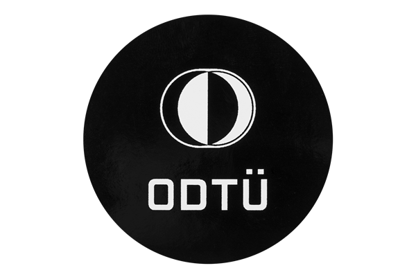 ODTÜ Logolu Sticker (Siyah)