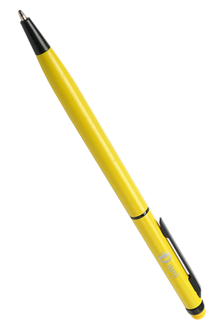 Dokunmatik Tükenmez Kalem (Sarı-Siyah)