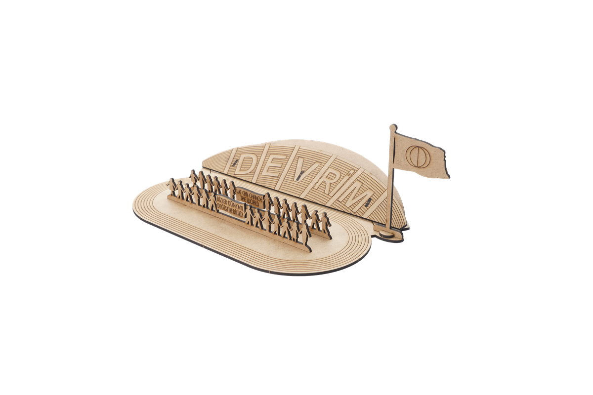 3 Boyutlu Ahşap Lazer Kesim Maket