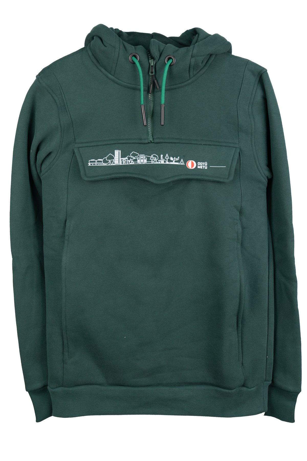 Kanguru Sweatshirt (Yeşil)